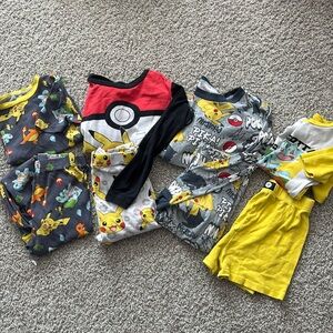 Pokemon pajamas for boys size 10